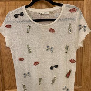 Alice + Olivia Women's Luxury T-Shirt Size M